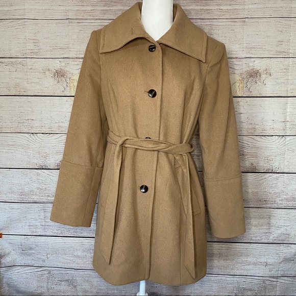 The Limited Jackets & Blazers - The Limited Camel button down trench coat